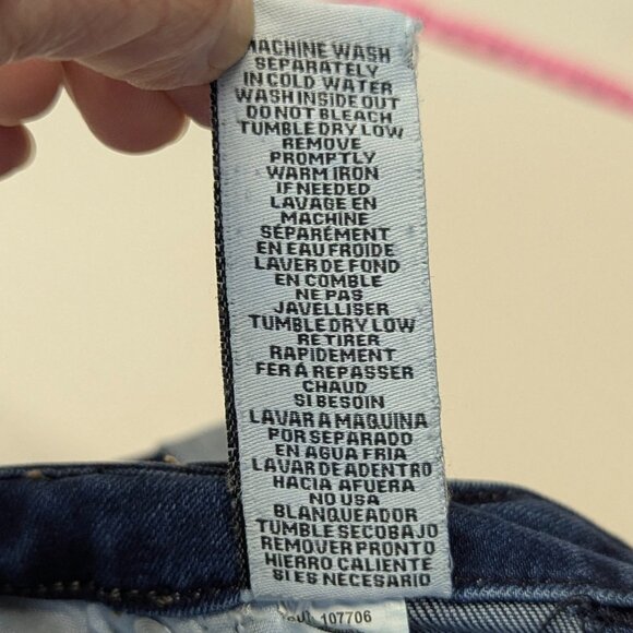 RE Generation Meadow Denim Shorts Size 3/26 in Friends Forever Wash - Picture 6 of 10